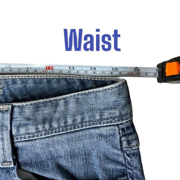 Eddie Bauer 21” Novelty 5 pocket Capri jeans women’s 8 - Picture 6 of 10